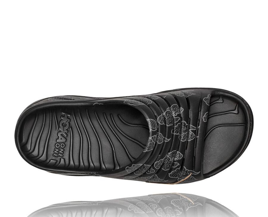 Claquette Hoka One One Ora Recovery Cny Homme - Noir/Doré - OKP-304586